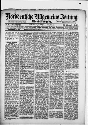Norddeutsche allgemeine Zeitung vom 26.02.1895
