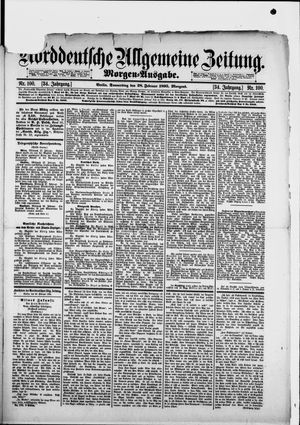 Norddeutsche allgemeine Zeitung on Feb 28, 1895
