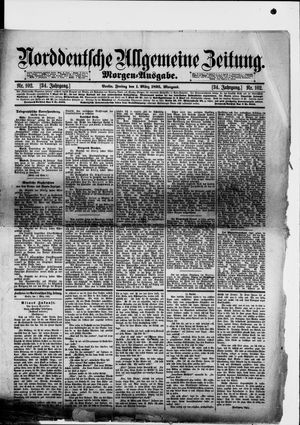 Norddeutsche allgemeine Zeitung on Mar 1, 1895