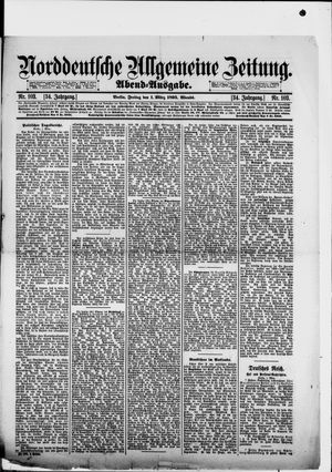 Norddeutsche allgemeine Zeitung vom 01.03.1895