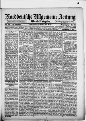 Norddeutsche allgemeine Zeitung vom 05.03.1895