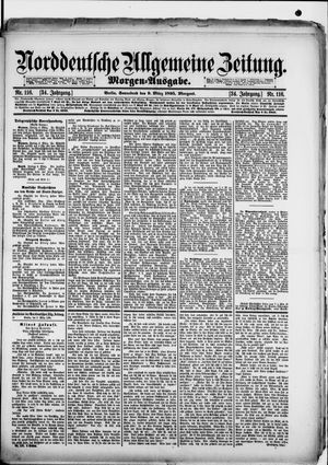 Norddeutsche allgemeine Zeitung vom 09.03.1895