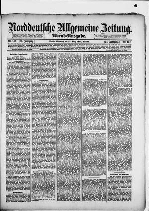 Norddeutsche allgemeine Zeitung vom 27.03.1895