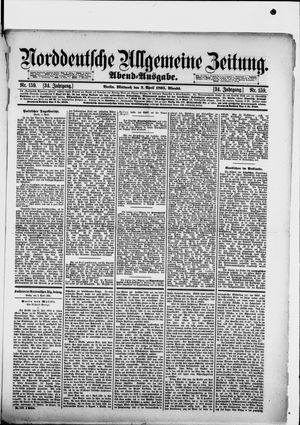 Norddeutsche allgemeine Zeitung on Apr 3, 1895