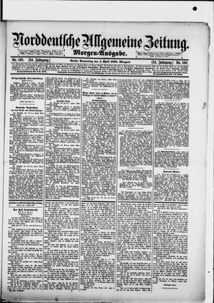 Norddeutsche allgemeine Zeitung vom 04.04.1895