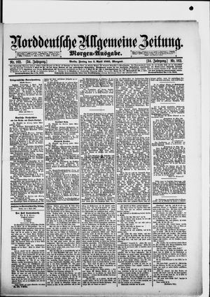 Norddeutsche allgemeine Zeitung vom 05.04.1895