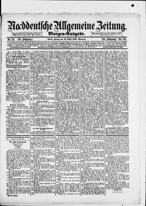 Norddeutsche allgemeine Zeitung vom 19.04.1895