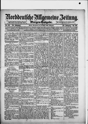 Norddeutsche allgemeine Zeitung vom 27.04.1895