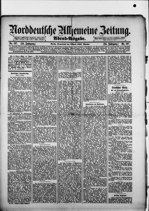 Norddeutsche allgemeine Zeitung vom 27.04.1895