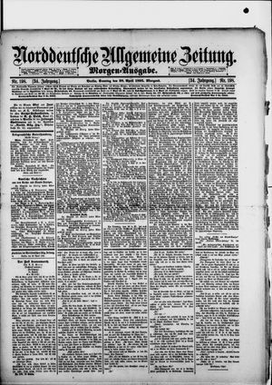 Norddeutsche allgemeine Zeitung on Apr 28, 1895