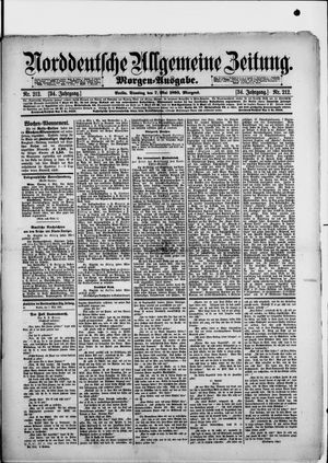Norddeutsche allgemeine Zeitung vom 07.05.1895