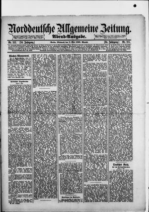 Norddeutsche allgemeine Zeitung on May 8, 1895