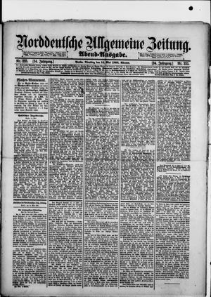 Norddeutsche allgemeine Zeitung on May 14, 1895