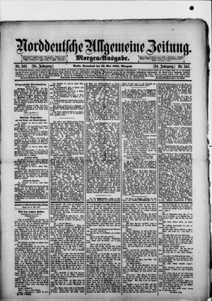 Norddeutsche allgemeine Zeitung vom 25.05.1895