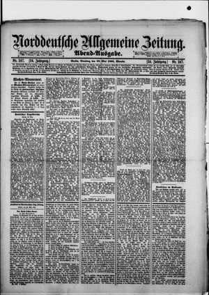 Norddeutsche allgemeine Zeitung vom 28.05.1895