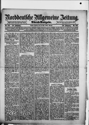 Norddeutsche allgemeine Zeitung vom 31.05.1895