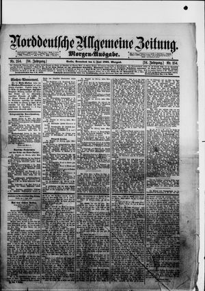 Norddeutsche allgemeine Zeitung on Jun 1, 1895