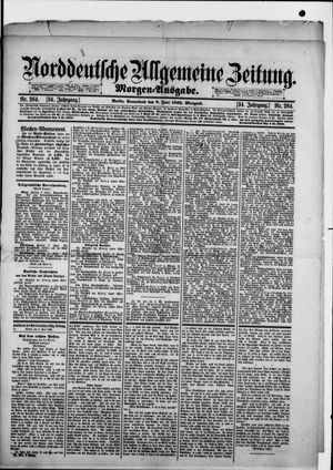 Norddeutsche allgemeine Zeitung vom 08.06.1895