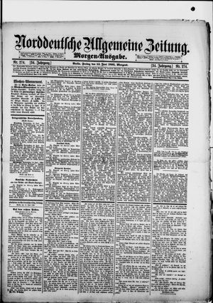 Norddeutsche allgemeine Zeitung on Jun 14, 1895