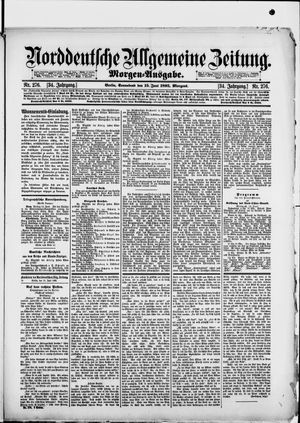 Norddeutsche allgemeine Zeitung vom 15.06.1895