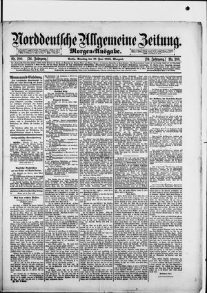 Norddeutsche allgemeine Zeitung vom 18.06.1895