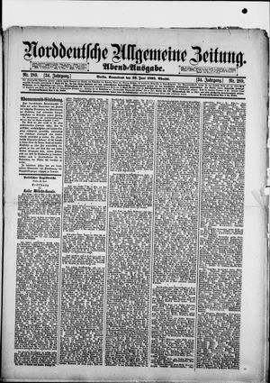Norddeutsche allgemeine Zeitung vom 22.06.1895