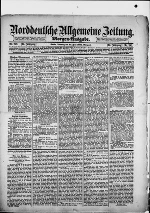 Norddeutsche allgemeine Zeitung vom 25.06.1895