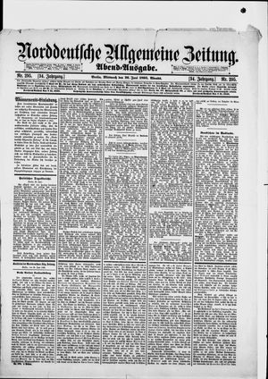 Norddeutsche allgemeine Zeitung vom 26.06.1895