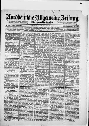 Norddeutsche allgemeine Zeitung vom 28.06.1895