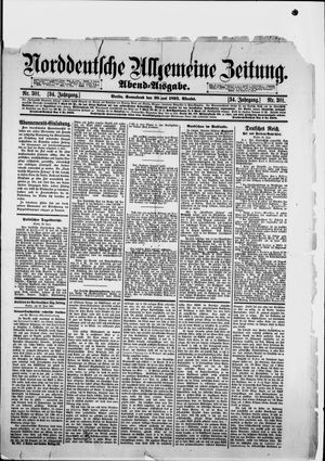 Norddeutsche allgemeine Zeitung vom 29.06.1895