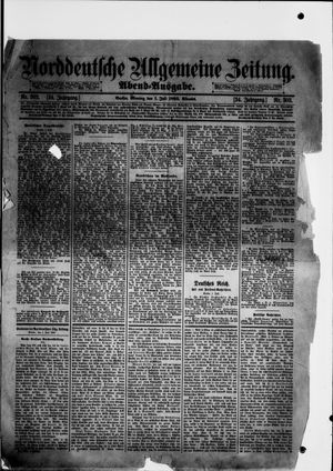 Norddeutsche allgemeine Zeitung vom 01.07.1895