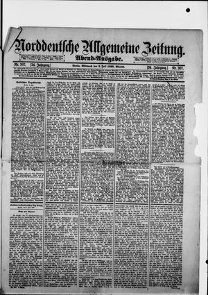 Norddeutsche allgemeine Zeitung vom 03.07.1895