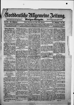 Norddeutsche allgemeine Zeitung vom 04.07.1895