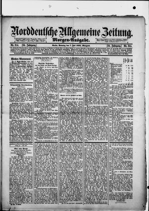 Norddeutsche allgemeine Zeitung vom 07.07.1895