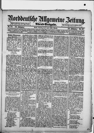 Norddeutsche allgemeine Zeitung vom 09.07.1895