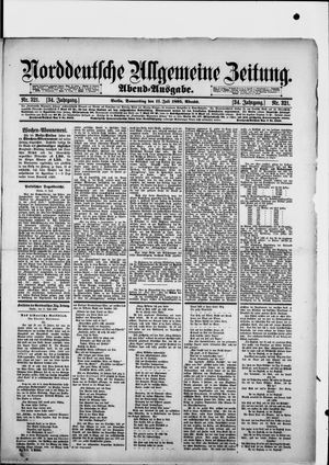 Norddeutsche allgemeine Zeitung vom 11.07.1895