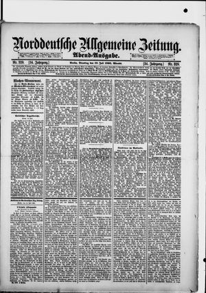 Norddeutsche allgemeine Zeitung vom 16.07.1895