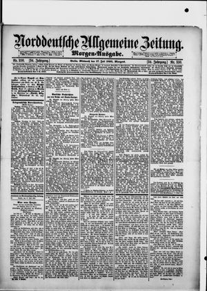 Norddeutsche allgemeine Zeitung on Jul 17, 1895