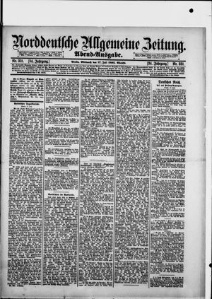 Norddeutsche allgemeine Zeitung on Jul 17, 1895
