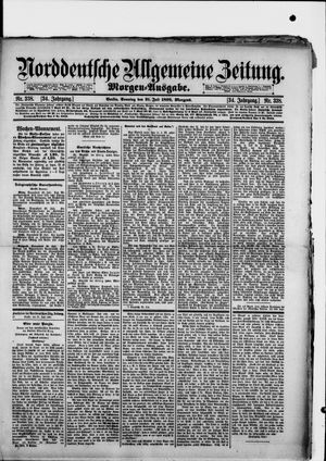 Norddeutsche allgemeine Zeitung vom 21.07.1895