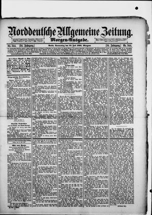 Norddeutsche allgemeine Zeitung vom 25.07.1895