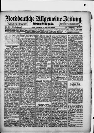 Norddeutsche allgemeine Zeitung vom 29.07.1895