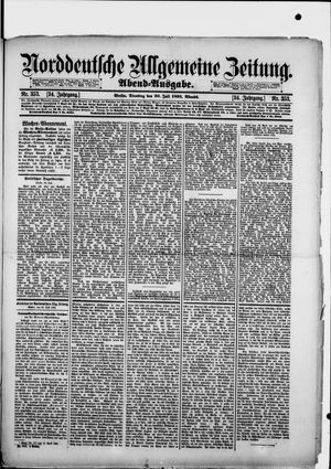 Norddeutsche allgemeine Zeitung vom 30.07.1895