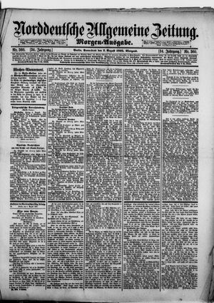Norddeutsche allgemeine Zeitung vom 03.08.1895