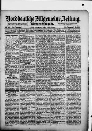 Norddeutsche allgemeine Zeitung vom 04.08.1895