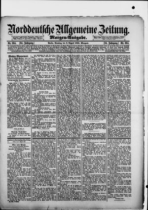Norddeutsche allgemeine Zeitung vom 06.08.1895