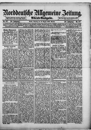 Norddeutsche allgemeine Zeitung vom 13.08.1895