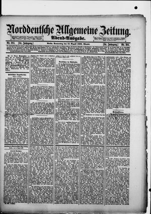 Norddeutsche allgemeine Zeitung vom 15.08.1895