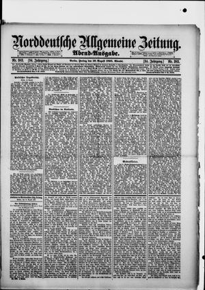Norddeutsche allgemeine Zeitung vom 16.08.1895
