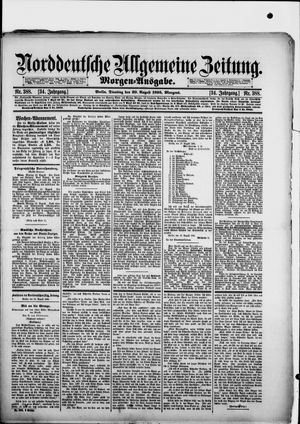 Norddeutsche allgemeine Zeitung vom 20.08.1895